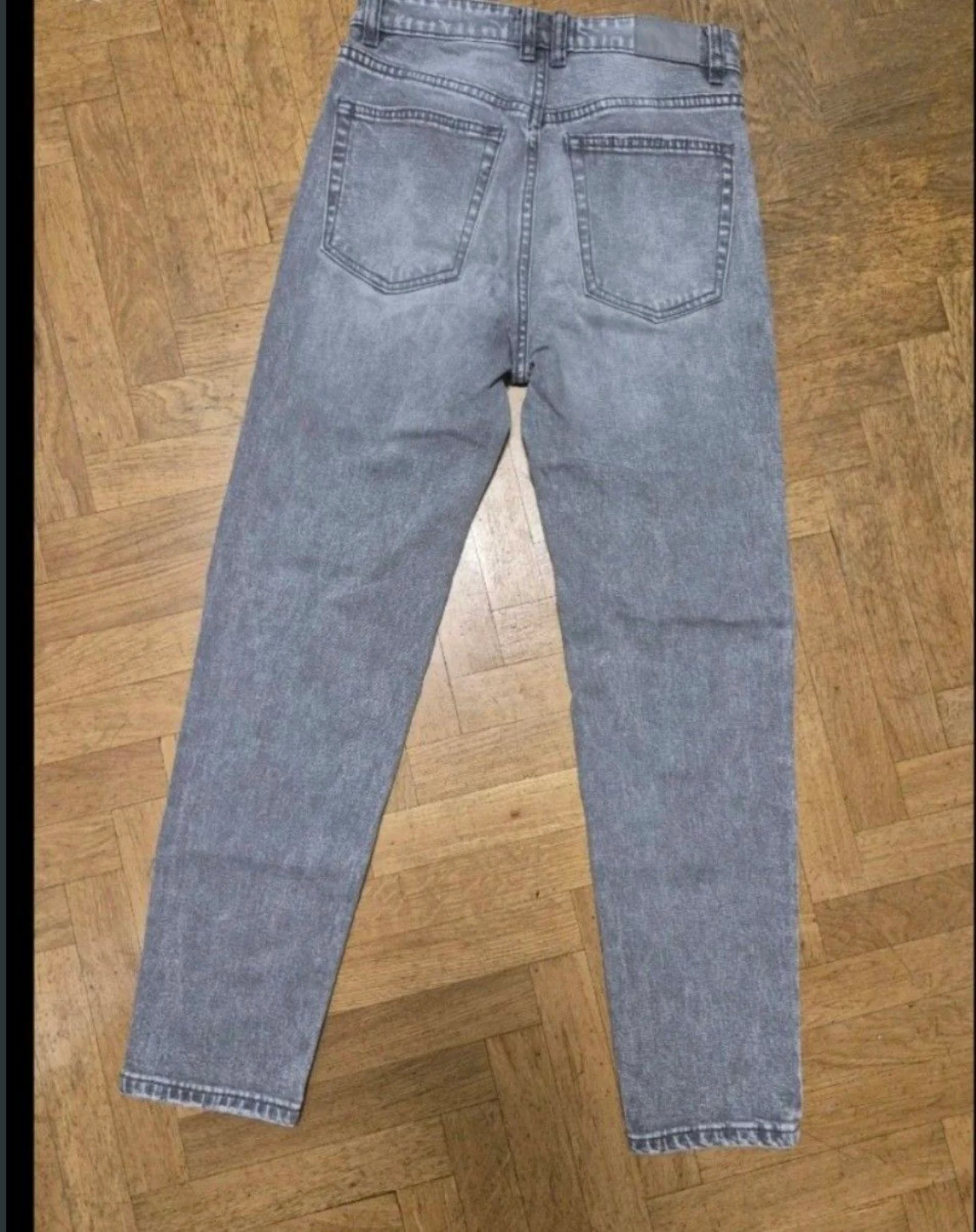Vaqueros Pull&Bear grises rectos – Talla 36 – photo 3